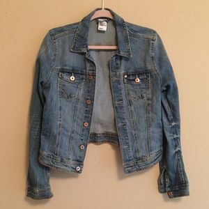 H&M Cropped Denim Jacket